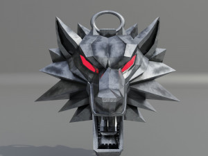 Witcher amulet 3D 模型