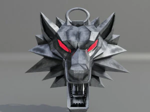 Witcher amulet 3D Model