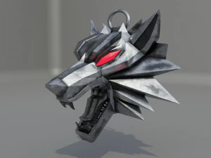 Witcher amulet 3D Model
