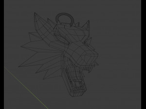 Witcher amulet 3D 模型