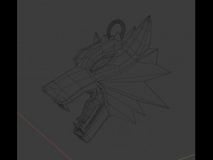 Witcher amulet 3D 模型