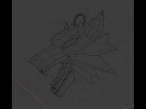 Witcher amulet 3D Model
