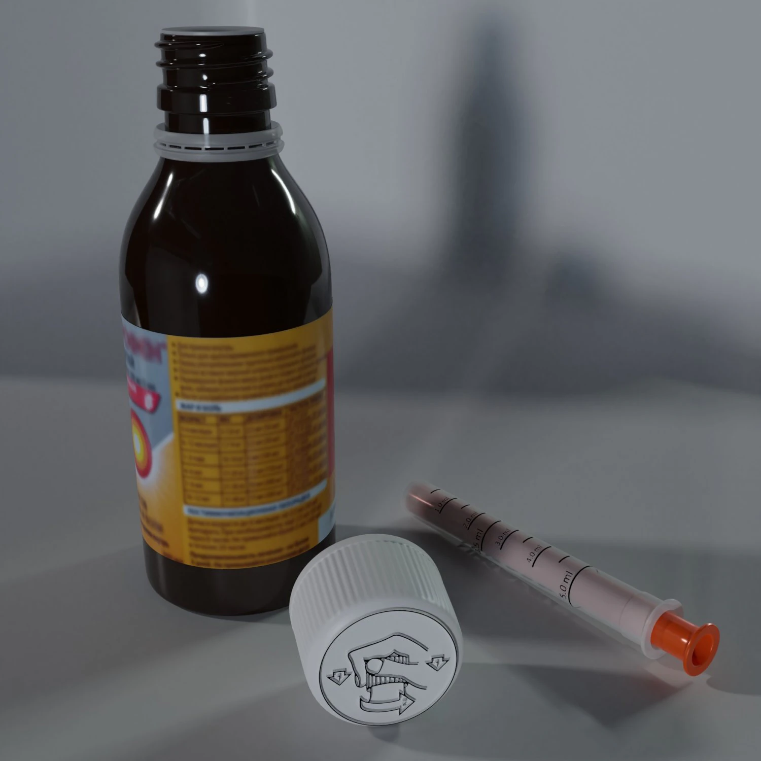 medicament 3D Model .c4d .max .obj .3ds .fbx .stl .blend 