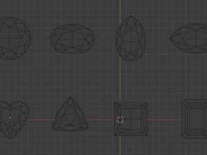 diamonds 3D Модель