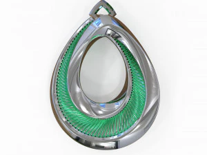 ジュエリーペンダント 3Dプリントモデル