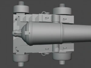 ship cannon 3D Model
