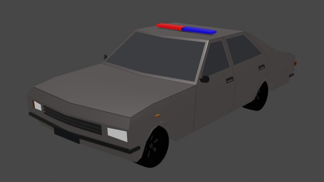 police car Modèle 3D .c4d .max .obj .3ds .fbx .stl .blend 