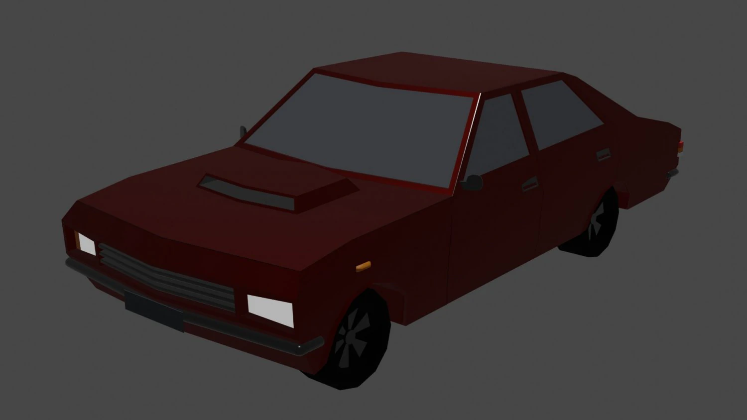 muscle car 3D Model .c4d .max .obj .3ds .fbx .stl .blend 