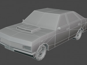 muscle car Modelo 3D