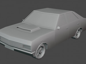 muscle car Modelo 3D