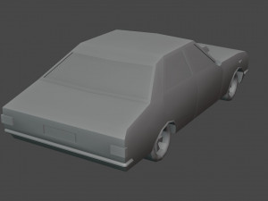 muscle car Modelo 3D