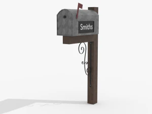 post box 3D Model