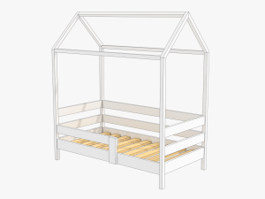 child bed Modelo 3D