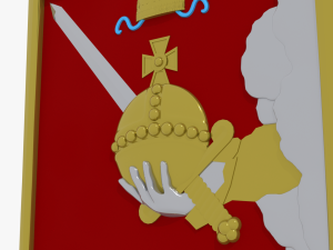emblem of the vologda region Model 3D