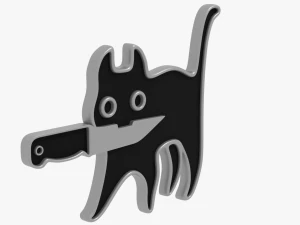 knifecat 3D Model