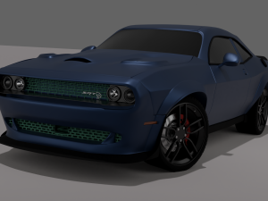 dodge srt hellcat Modelo 3D