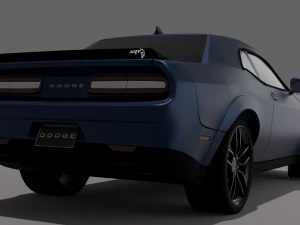 dodge srt hellcat 3D Model