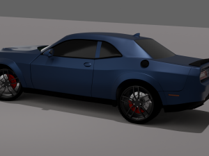 dodge srt hellcat Modelo 3D