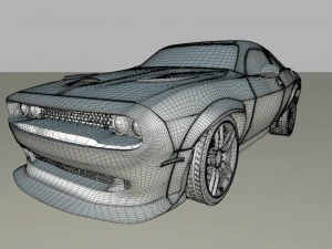 dodge srt hellcat 3D Model