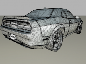 dodge srt hellcat Modelo 3D