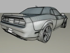 dodge srt hellcat 3D Model