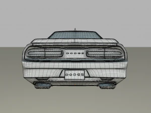 dodge srt hellcat 3D Model