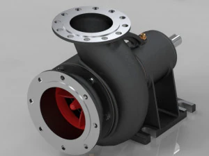 no8 ordinary single-stage single-suction split centrifugal water pump 3D Model