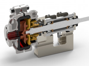 precision centrifugal pump Modelo 3D