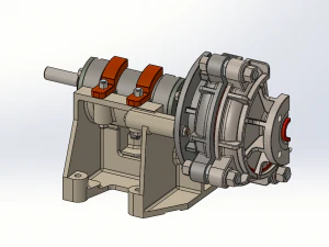 bomba centr&iacute;fuga de precis&atilde;o Modelo 3D