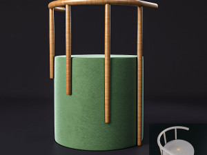 cylinder chair Modelo 3D