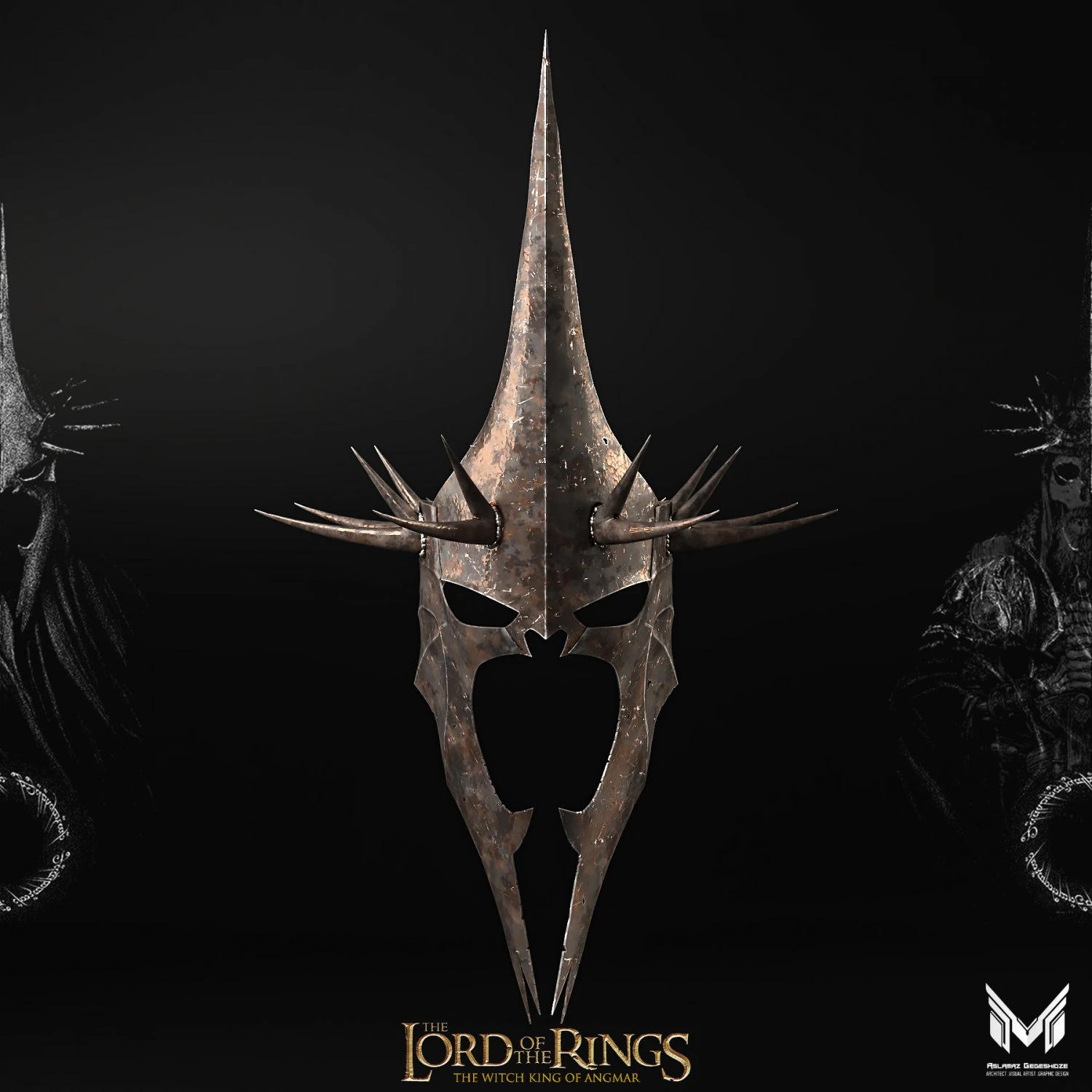 Witch king 3D Model .c4d .max .obj .3ds .fbx .stl .blend 