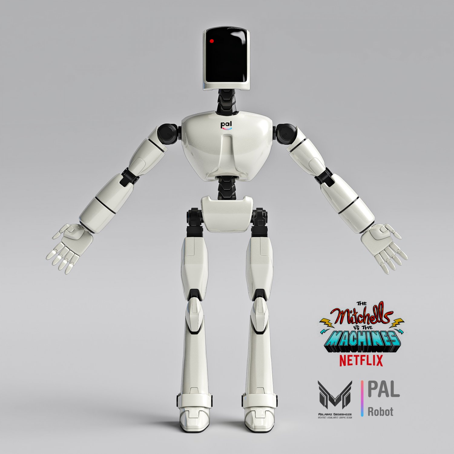 robot 3D Model in Robot 3DExport
