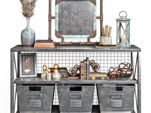 set industri Model 3D