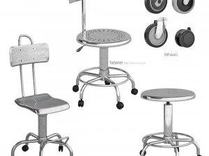 hospital equipment collection 3D Model
