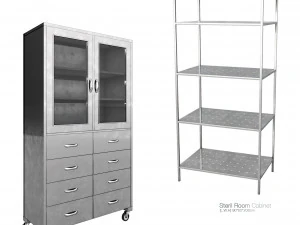 hospital equipment collection 3D Model