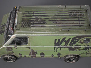dodge tradesman van 1974 3D Model