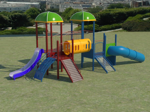 kids playground equipment 3D Model