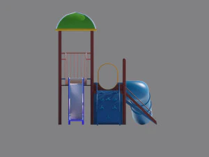 kids playground equipment 3D Model