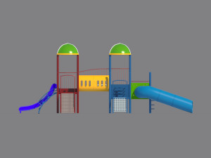 kids playground equipment 3D Model