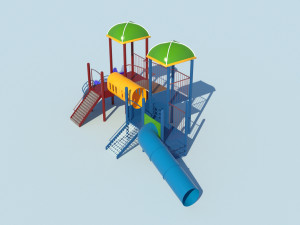 kids playground equipment 3D Model