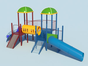 kids playground equipment 3D Model
