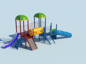 kids playground equipment 3D Model