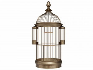vintage birdcage 3D Model