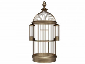 vintage birdcage 3D Model