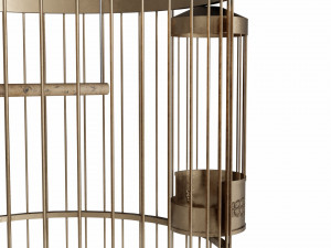 vintage birdcage 3D Model