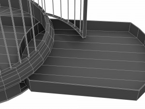 vintage birdcage 3D Model