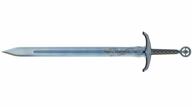 sword 3D Model .c4d .max .obj .3ds .fbx .stl .blend 