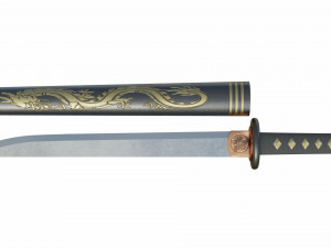 japanese sword 3D Model