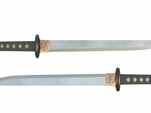 japanese sword 3D Model