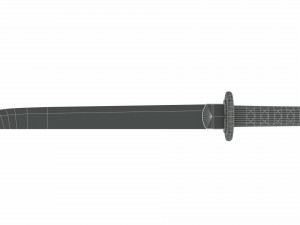 japanese sword 3D Model